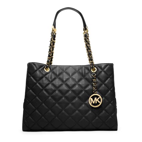 michael kors susannah large tote black|MICHAEL Michael Kors Tote .